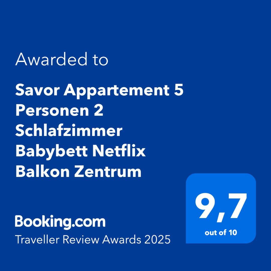 Savor Appartement 5 Personen 2 Schlafzimmer Babybett Netflix Balkon Zentrum Bautzen Exterior foto